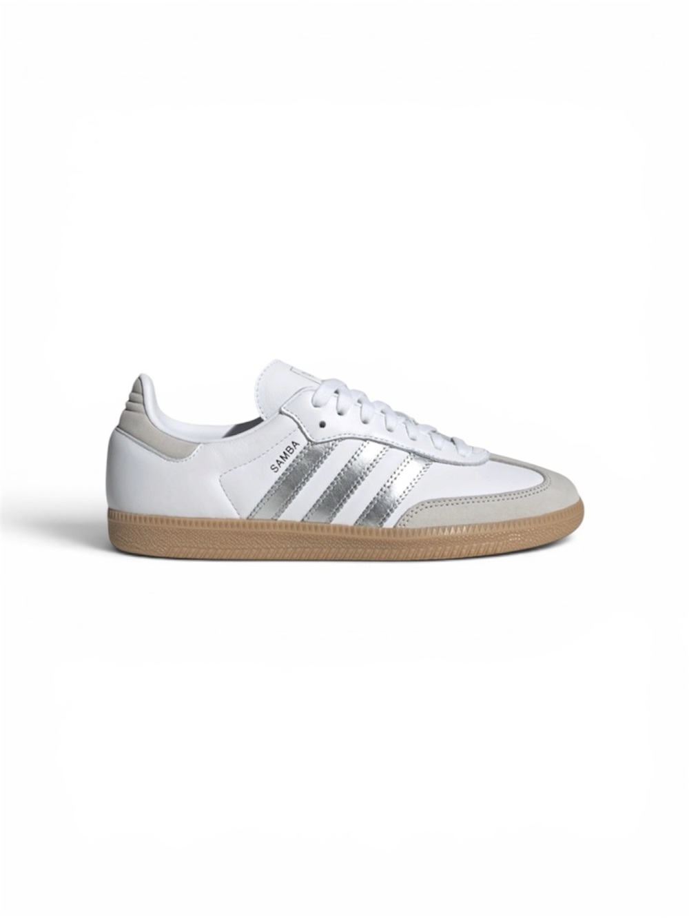 adidas Samba White Silver Gum Athletic Shoes